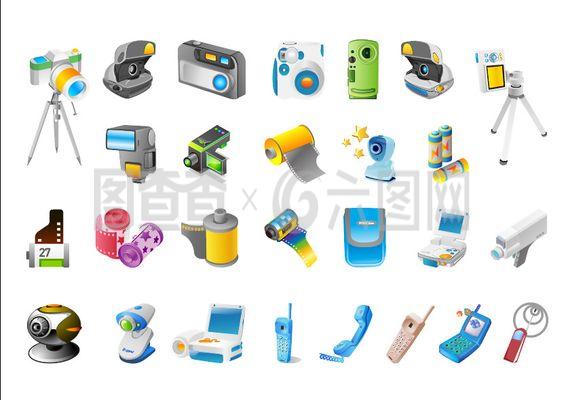 卡通電子產品矢量素材 為設計注入趣味與專業